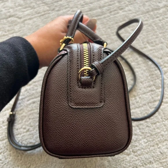 Coach Micro Bennett Satchel, Oxblood Heart Glitter - Picture 5 of 16